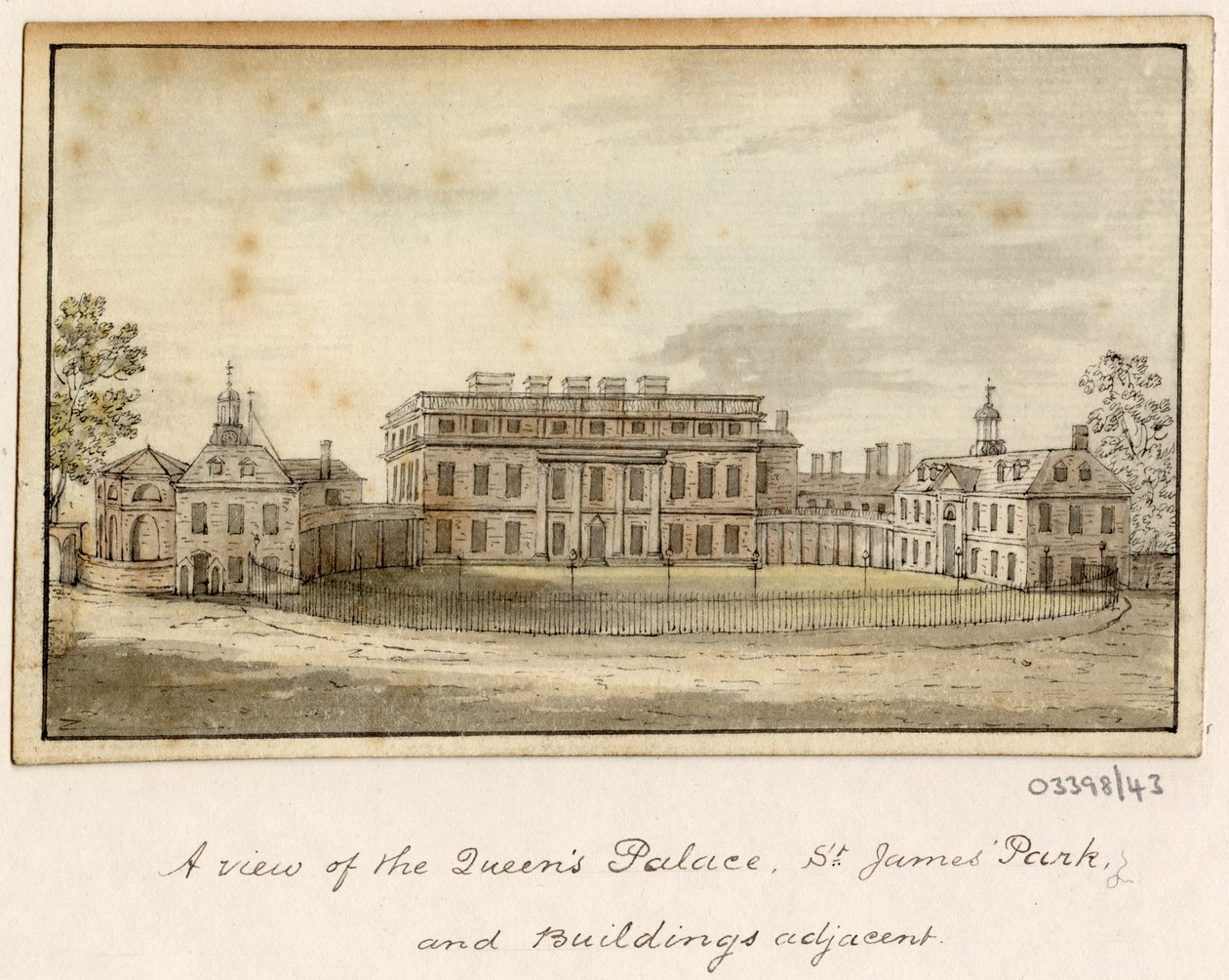 Uma série de esboços, vistas na Grã-Bretanha, no Continente e na América 1772-1778 (aguarela) de British School