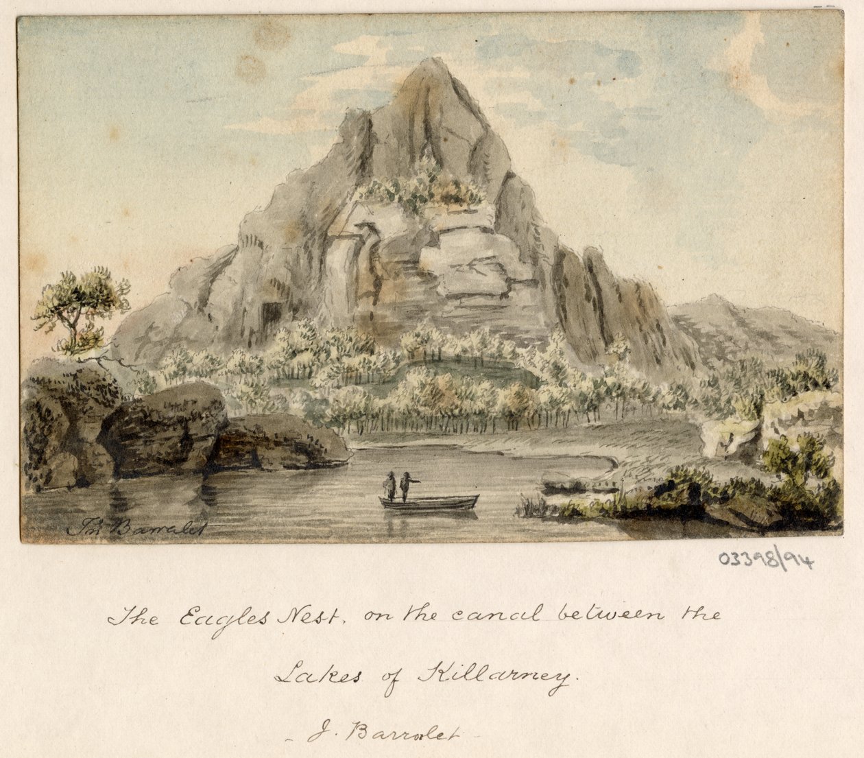 Uma série de esboços, vistas na Grã-Bretanha, no Continente e na América 1772-1778 (aguarela) de British School