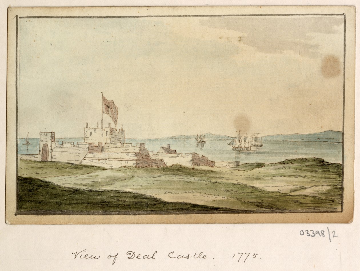 Uma série de esboços, vistas na Grã-Bretanha, no Continente e na América 1772-1778 (aguarela) de British School