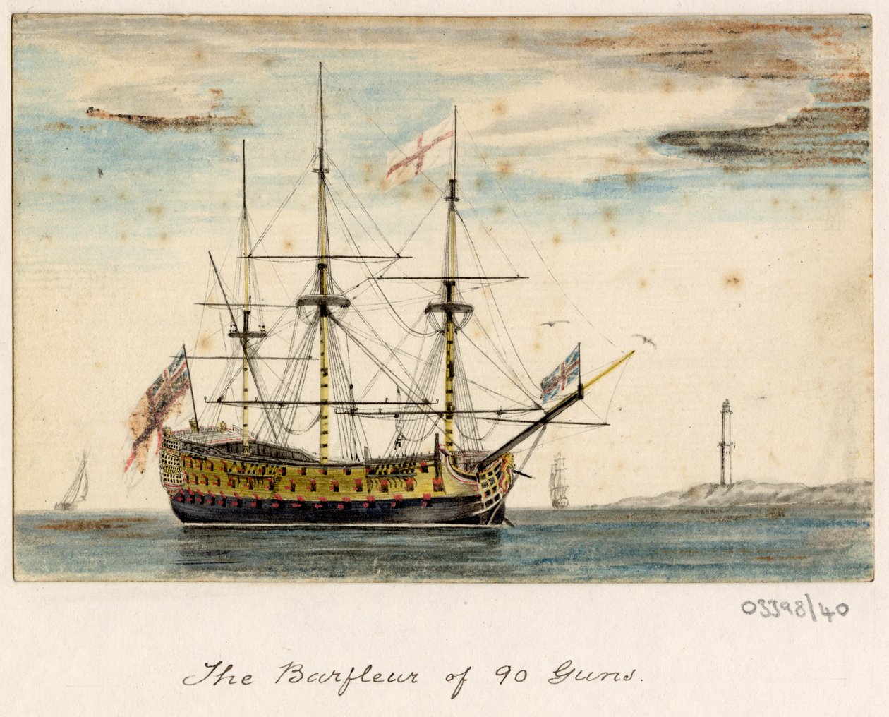 Uma série de esboços, vistas na Grã-Bretanha, no Continente e na América 1772-1778 (aguarela) de British School