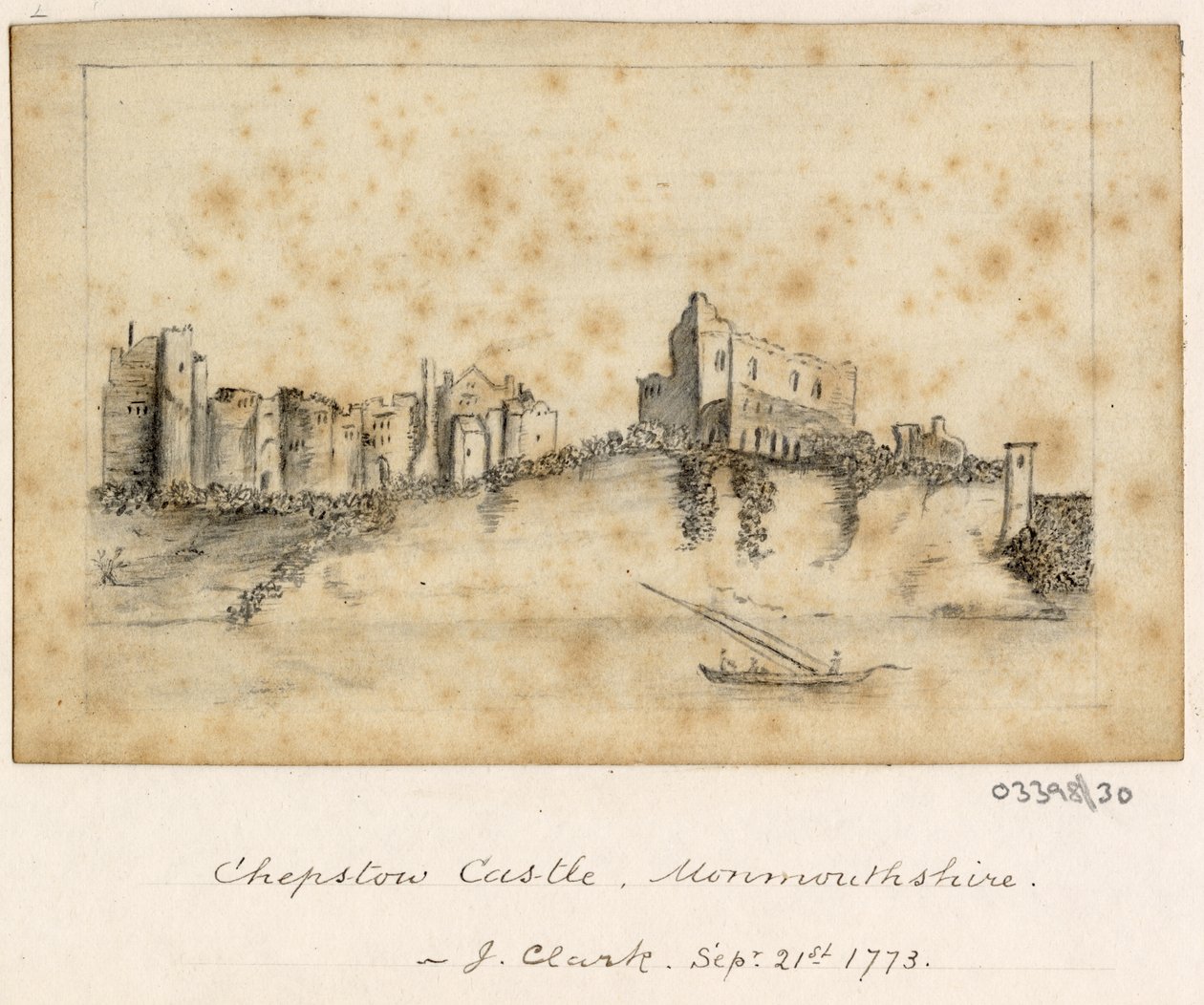 Uma série de esboços, vistas na Grã-Bretanha, no Continente e na América 1772-1778 (aguarela) de British School
