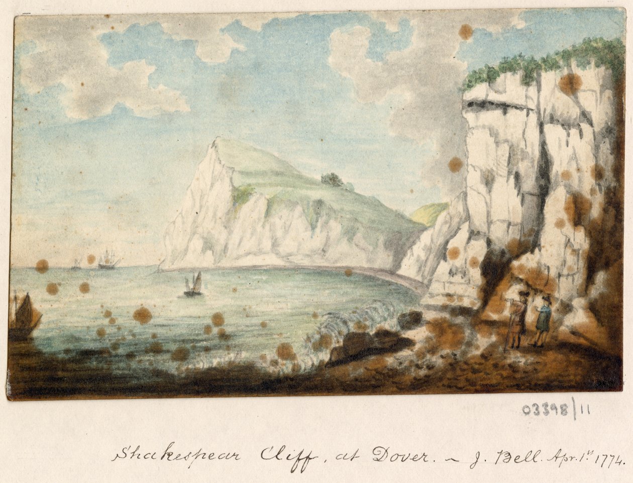 Uma série de esboços, vistas na Grã-Bretanha, no Continente e na América 1772-1778 (aguarela) de British School