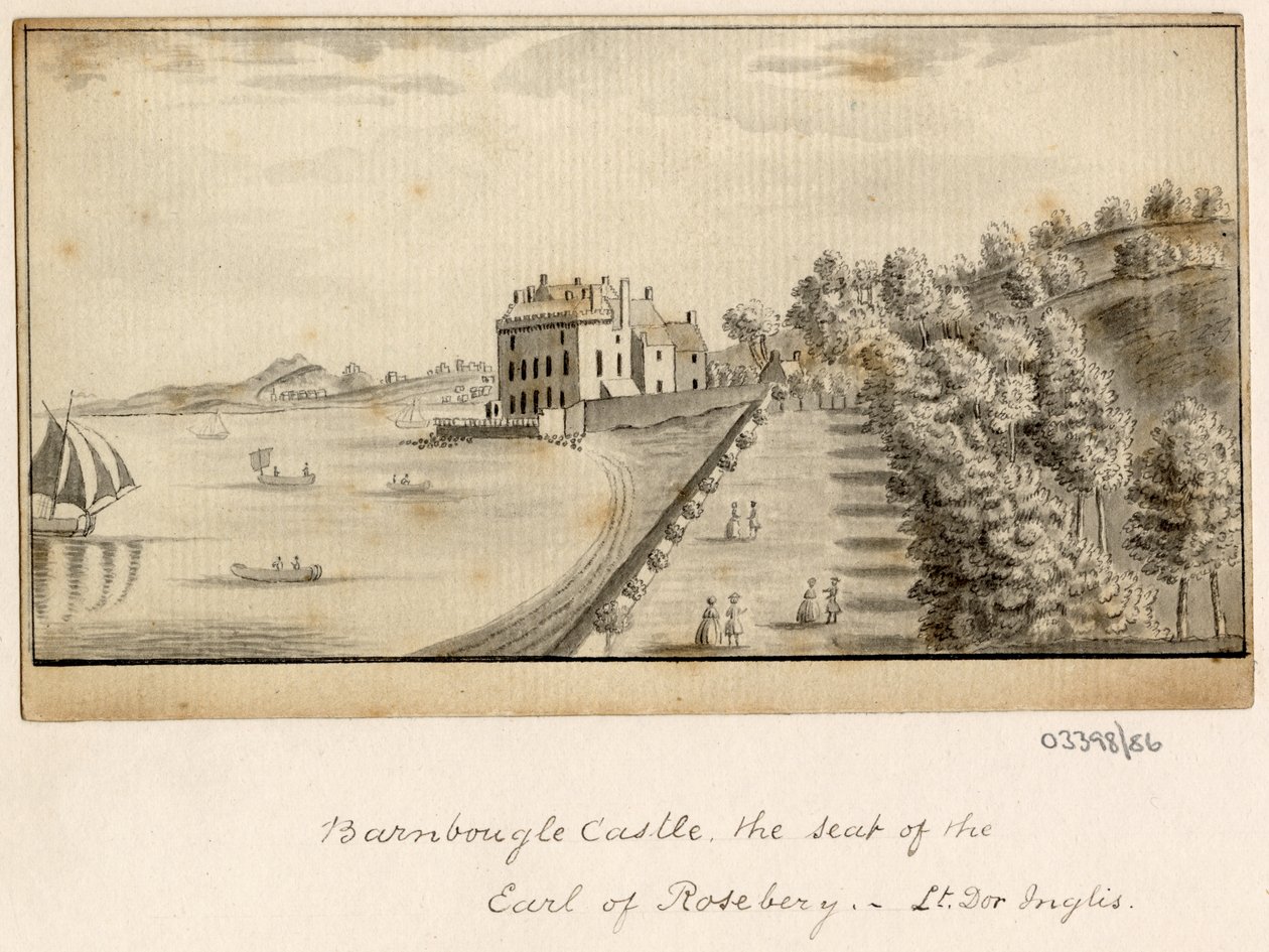 Uma série de esboços, vistas na Grã-Bretanha, no Continente e na América 1772-1778 (aguarela) de British School
