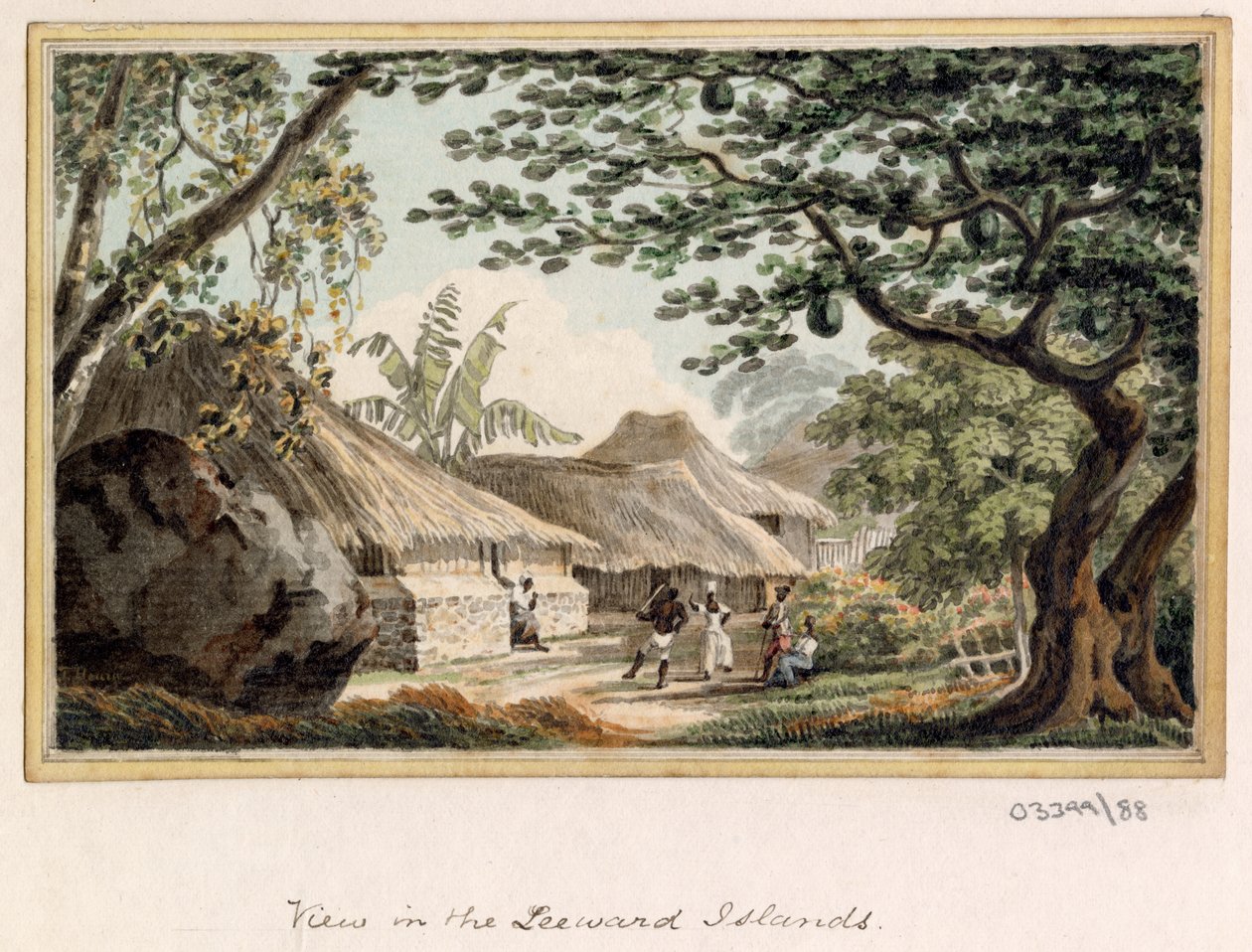 Uma série de esboços, vistas na Grã-Bretanha, Continente e América 1772-1778 (aguarela) de British School