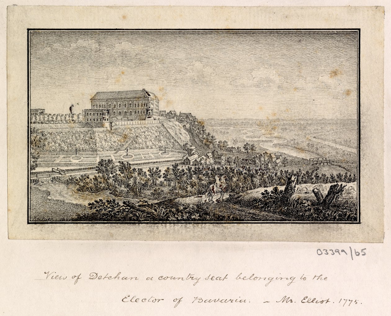 Uma série de esboços, vistas na Grã-Bretanha, no Continente e na América 1772-1778 (desenho) de British School