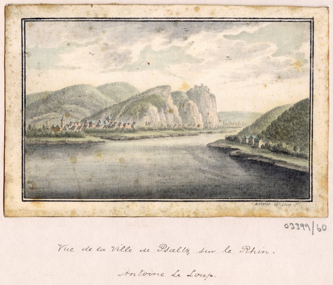 Uma série de esboços, vistas na Grã-Bretanha, Continente e América 1772-1778 (aguarela) de British School