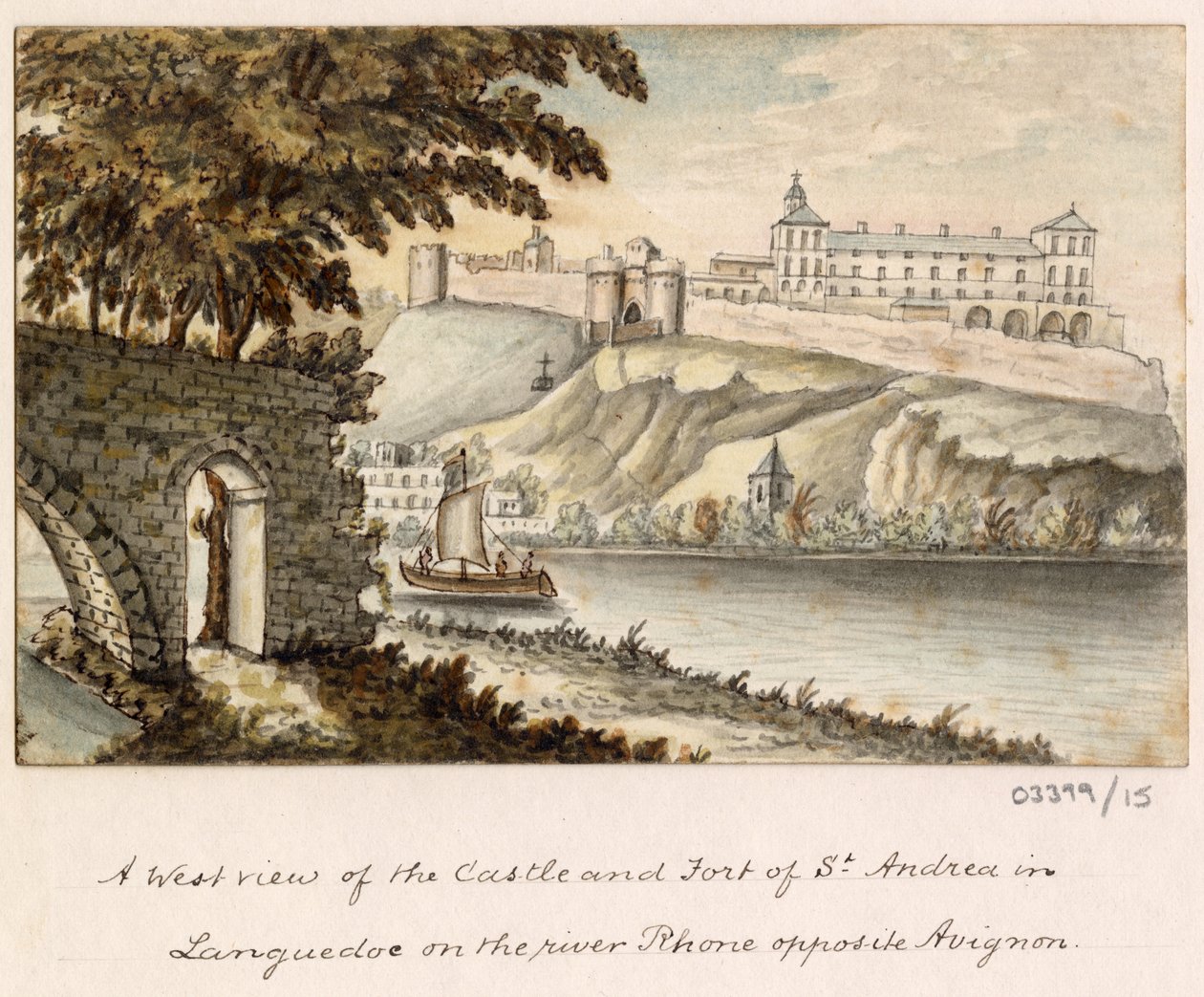 Uma série de esboços, vistas na Grã-Bretanha, Continente e América 1772-1778 (aguarela) de British School