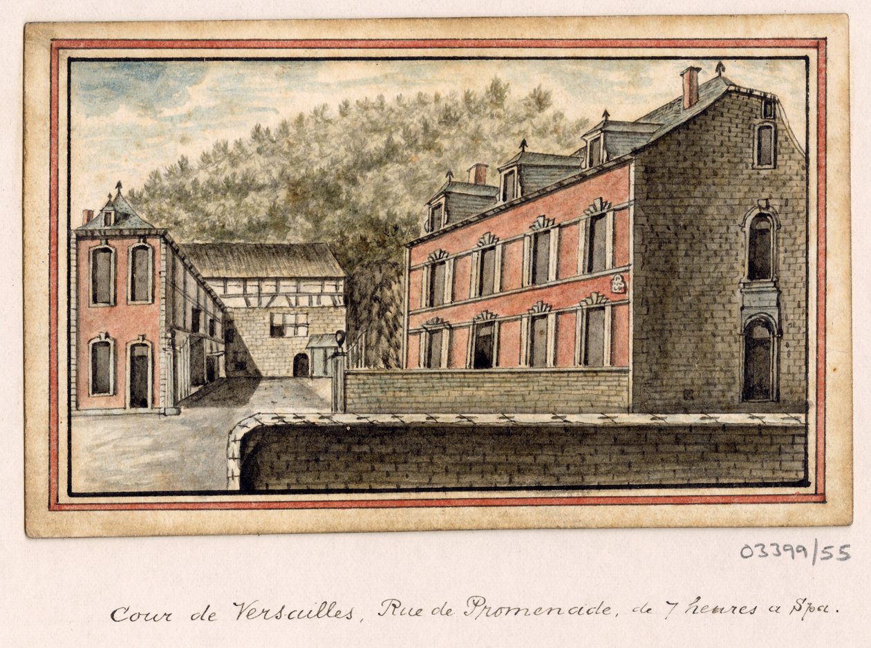 Uma série de esboços, vistas na Grã-Bretanha, Continente e América 1772-1778 (aguarela) de British School