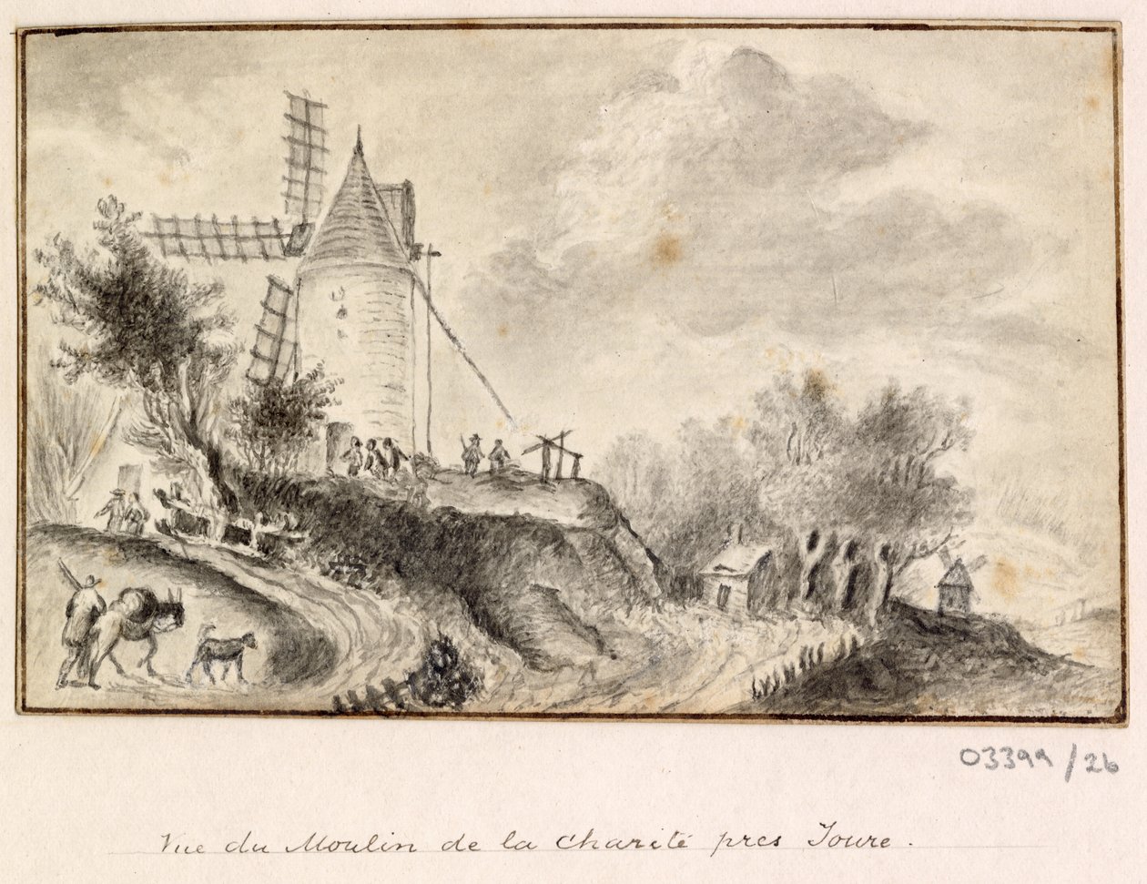 Uma série de esboços, vistas na Grã-Bretanha, no Continente e na América 1772-1778 (desenho) de British School