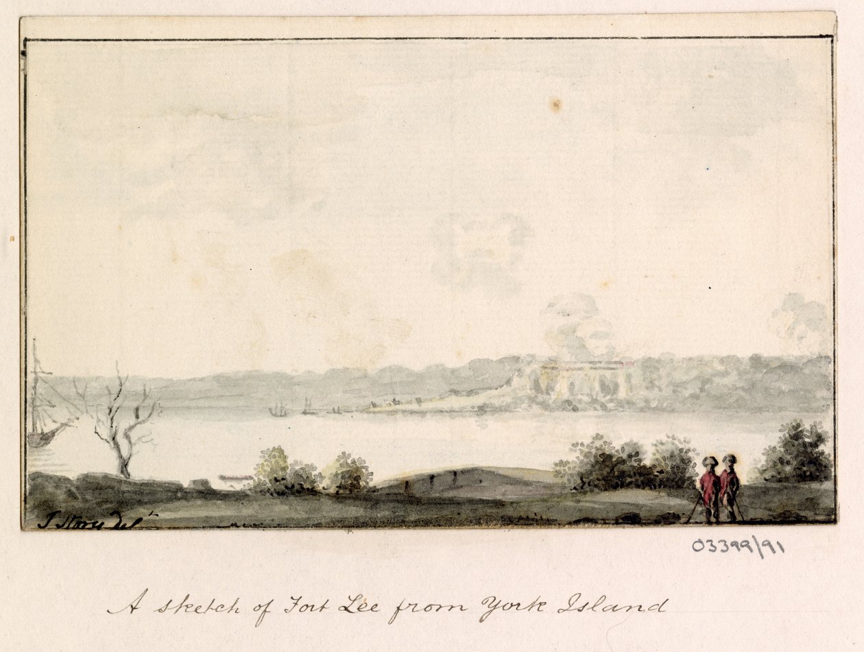 Uma série de esboços, vistas na Grã-Bretanha, Continente e América 1772-1778 (aguarela) de British School