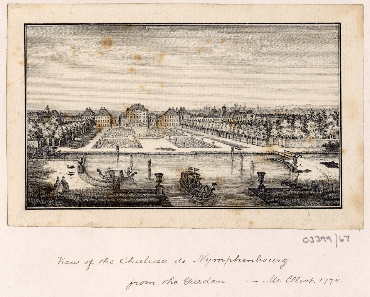 Uma série de esboços, vistas na Grã-Bretanha, no Continente e na América 1772-1778 (desenho) de British School