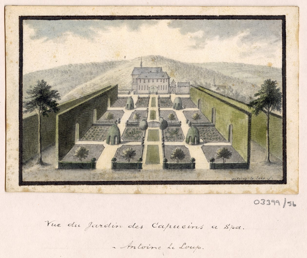 Uma série de esboços, vistas na Grã-Bretanha, Continente e América 1772-1778 (aguarela) de British School