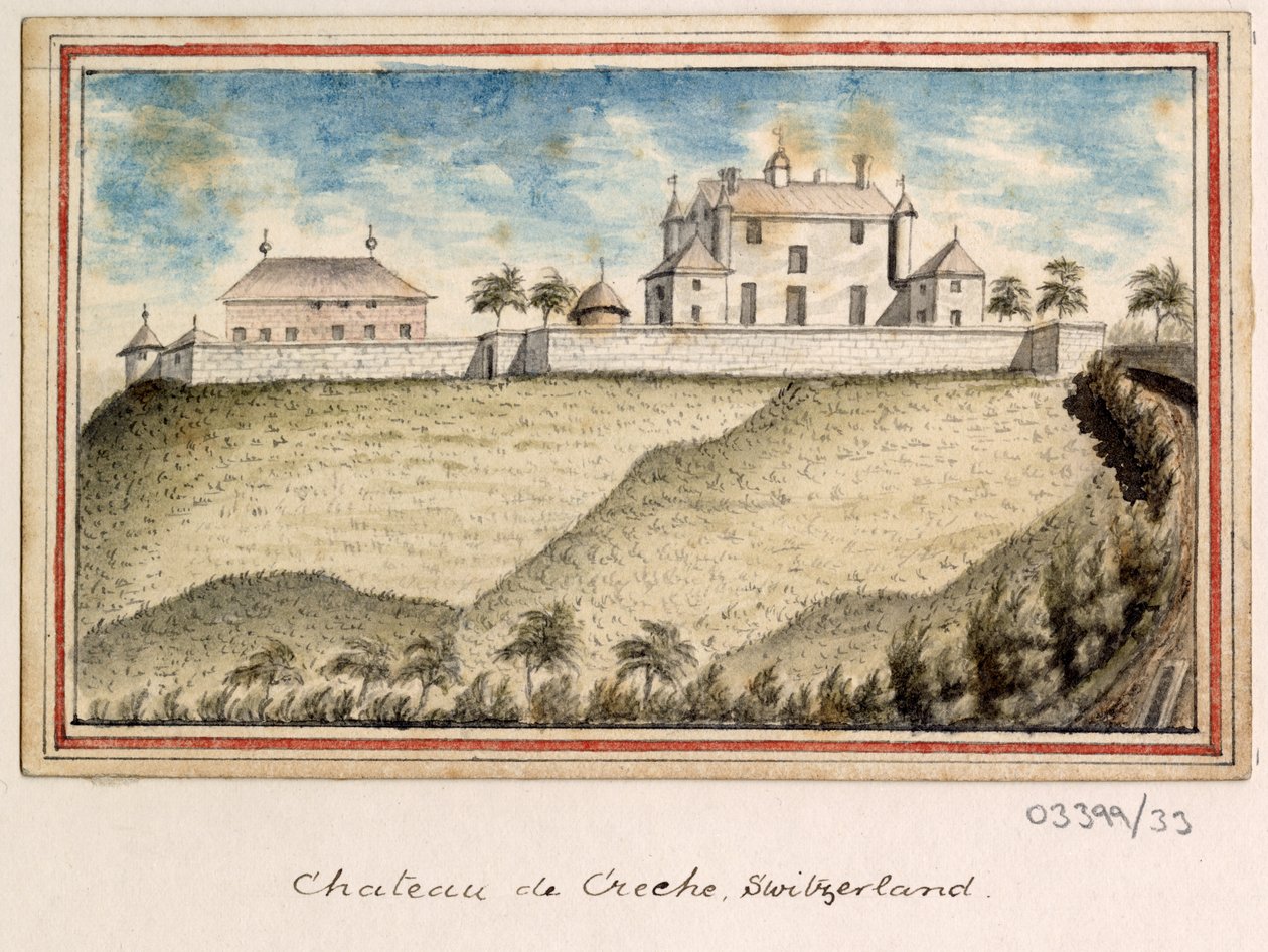Uma série de esboços, vistas na Grã-Bretanha, Continente e América 1772-1778 (aguarela) de British School