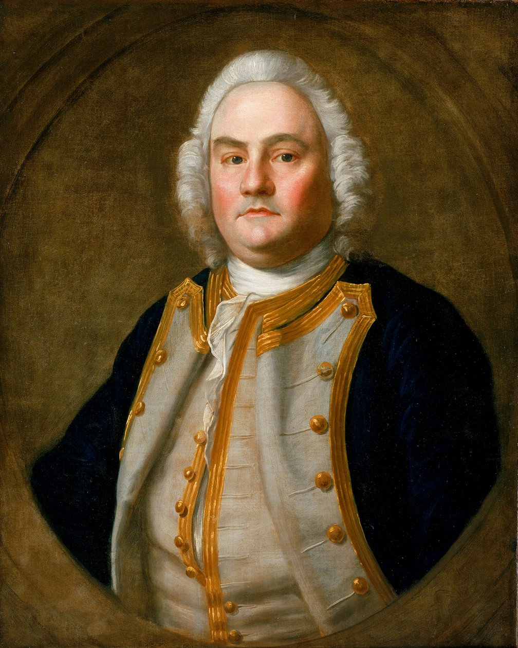 Capitão Justinian Nutt (cerca de 1710-59) de British School