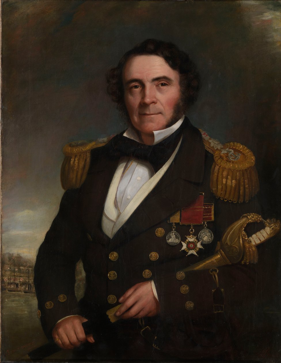 Capitão Sir William Hutcheon Hall (1797-1878) de British School