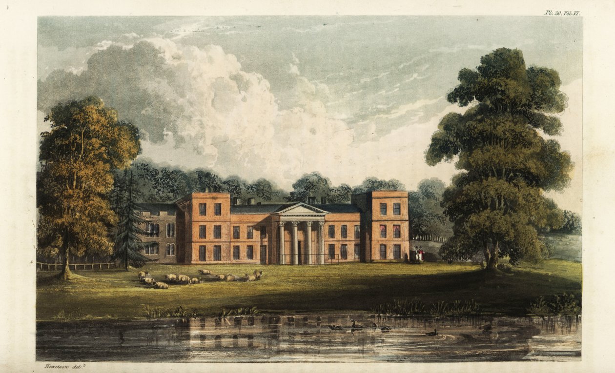 Clumber Park, Nottinghamshire, sede do Duque de Newcastle de British School