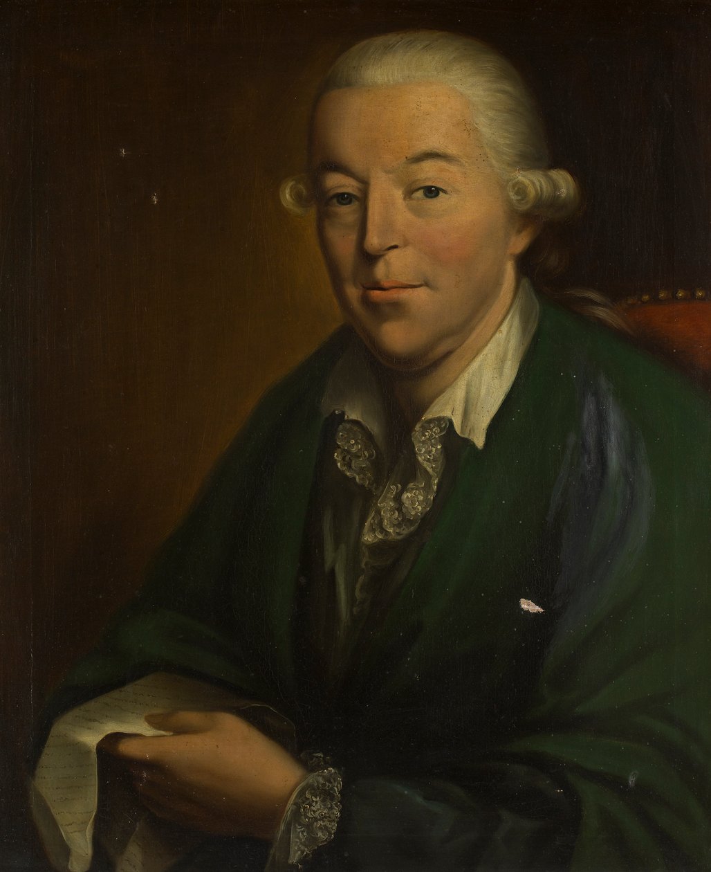 Retrato de meio comprimento de Charles Hay de Hannes (óleo sobre tela) de British School