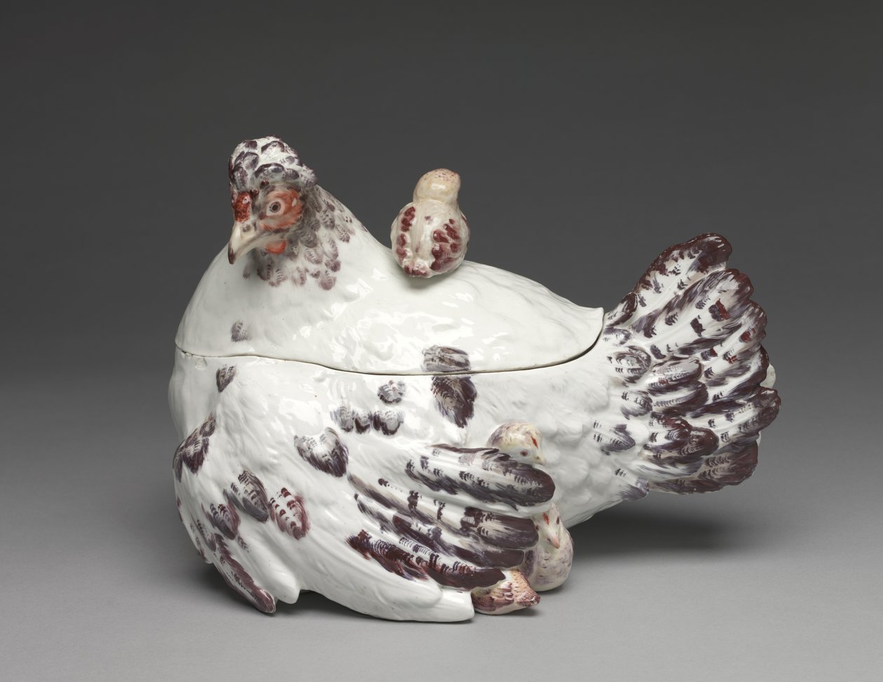 Galinha e Galinha Tureen, Chelsea Porcelain Factory, c.1755 de British School