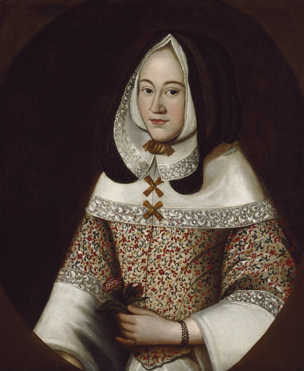 Jane, primeira esposa de John Tradescant the Younger, c.1630 de British School