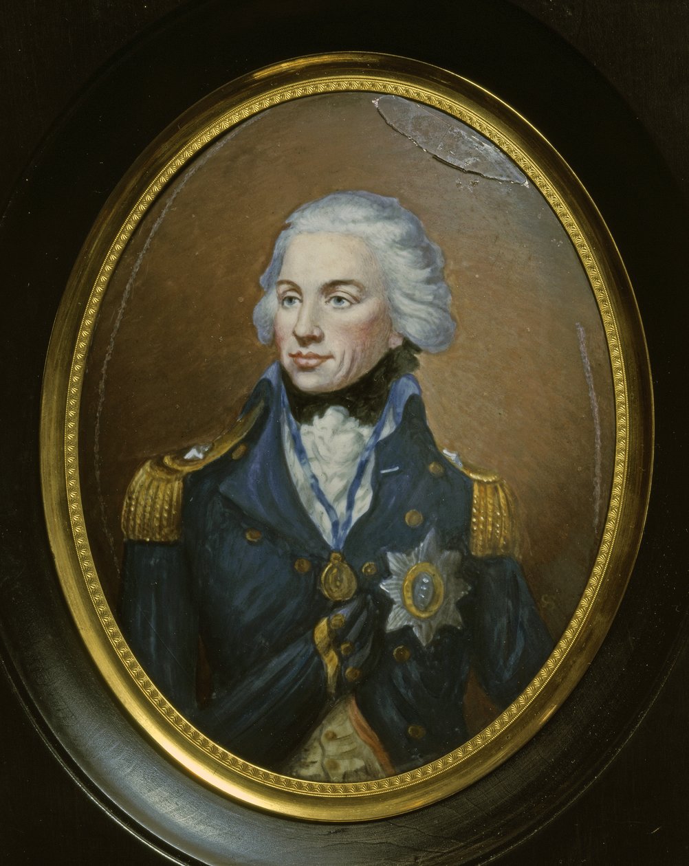 LORD NELSON Horatio, Almirante (1758-1805) Retrato em miniatura. de British School