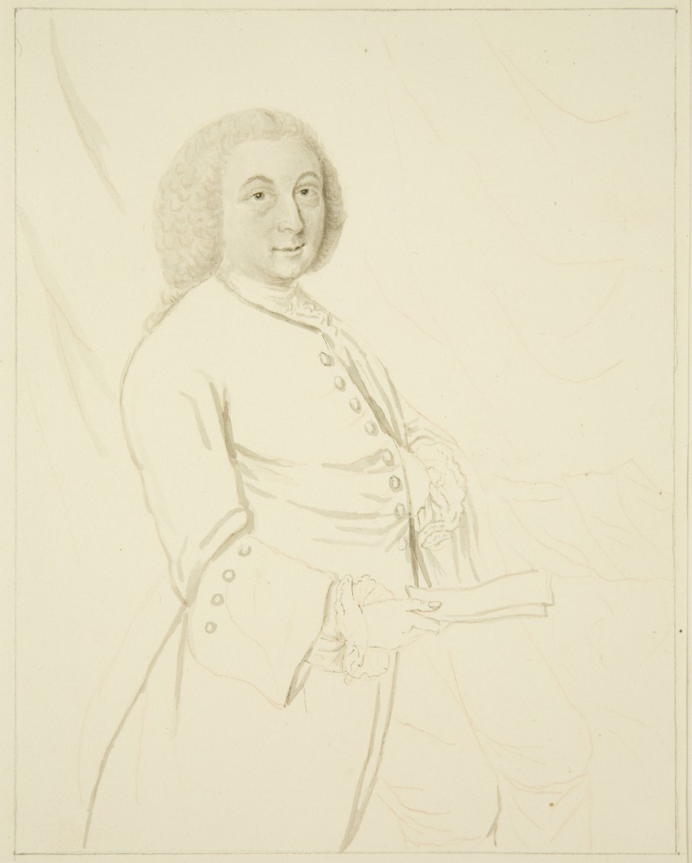 Lord Nugent, M. P. (cópia de uma pintura a óleo) de British School