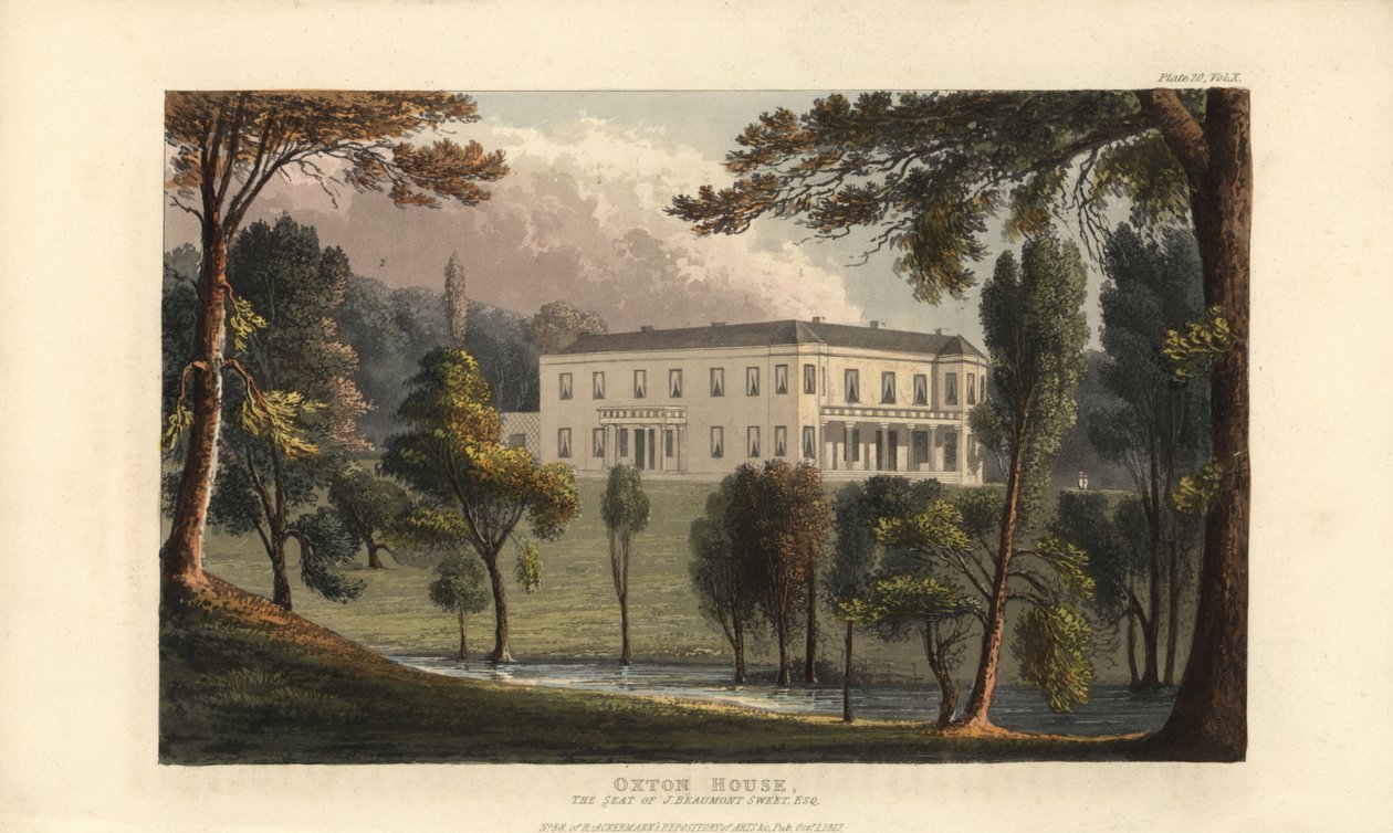 Oxton House, Devon, sede do Rev. John Beaumont Swete de British School