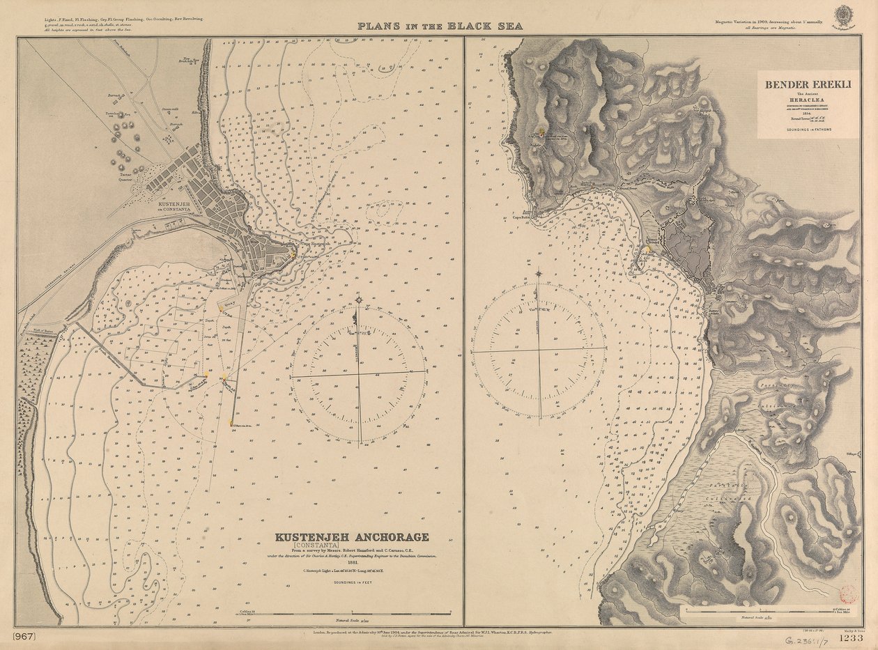 Planos no Mar Negro de British School