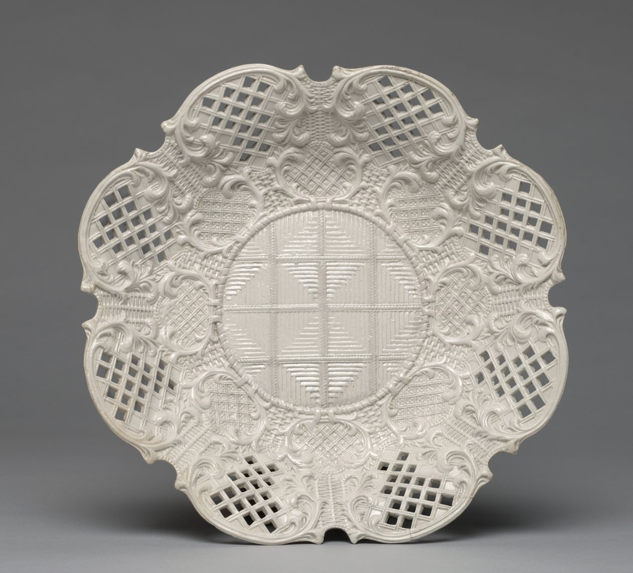 Placa, fabricada por uma Fábrica Staffordshire, Inglaterra, c.1760 de British School