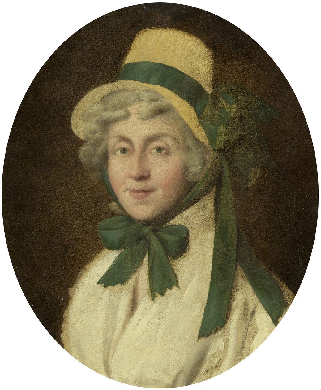 Retrato de Hannah More, c.1800 (óleo sobre cartão de papel) de British School