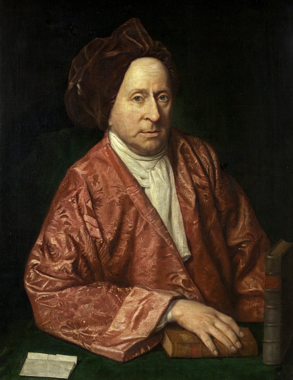 Retrato de James Burgh, c.1755 (óleo sobre tela) de British School