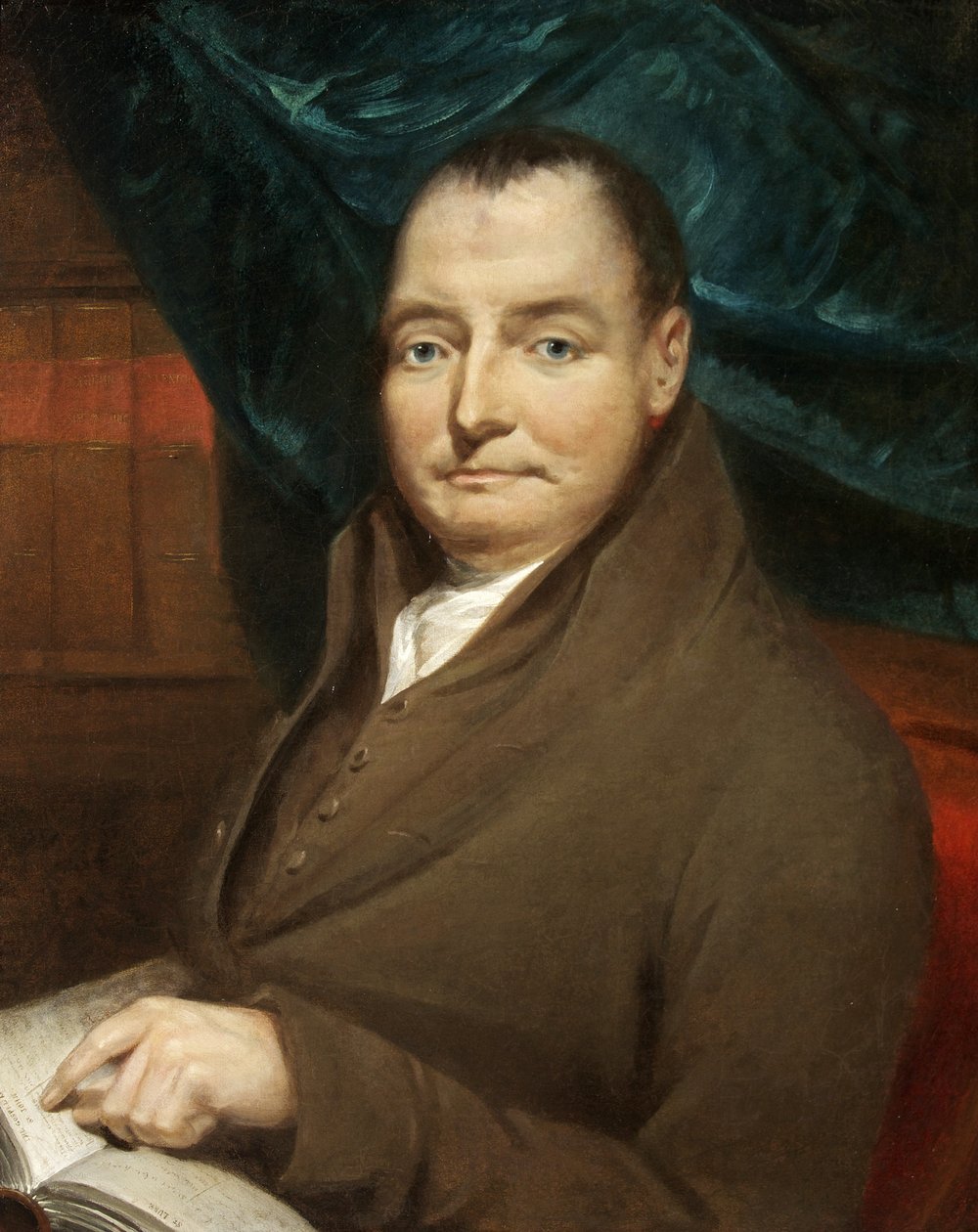 Retrato de John Birtill, c.1800 (óleo sobre tela) de British School