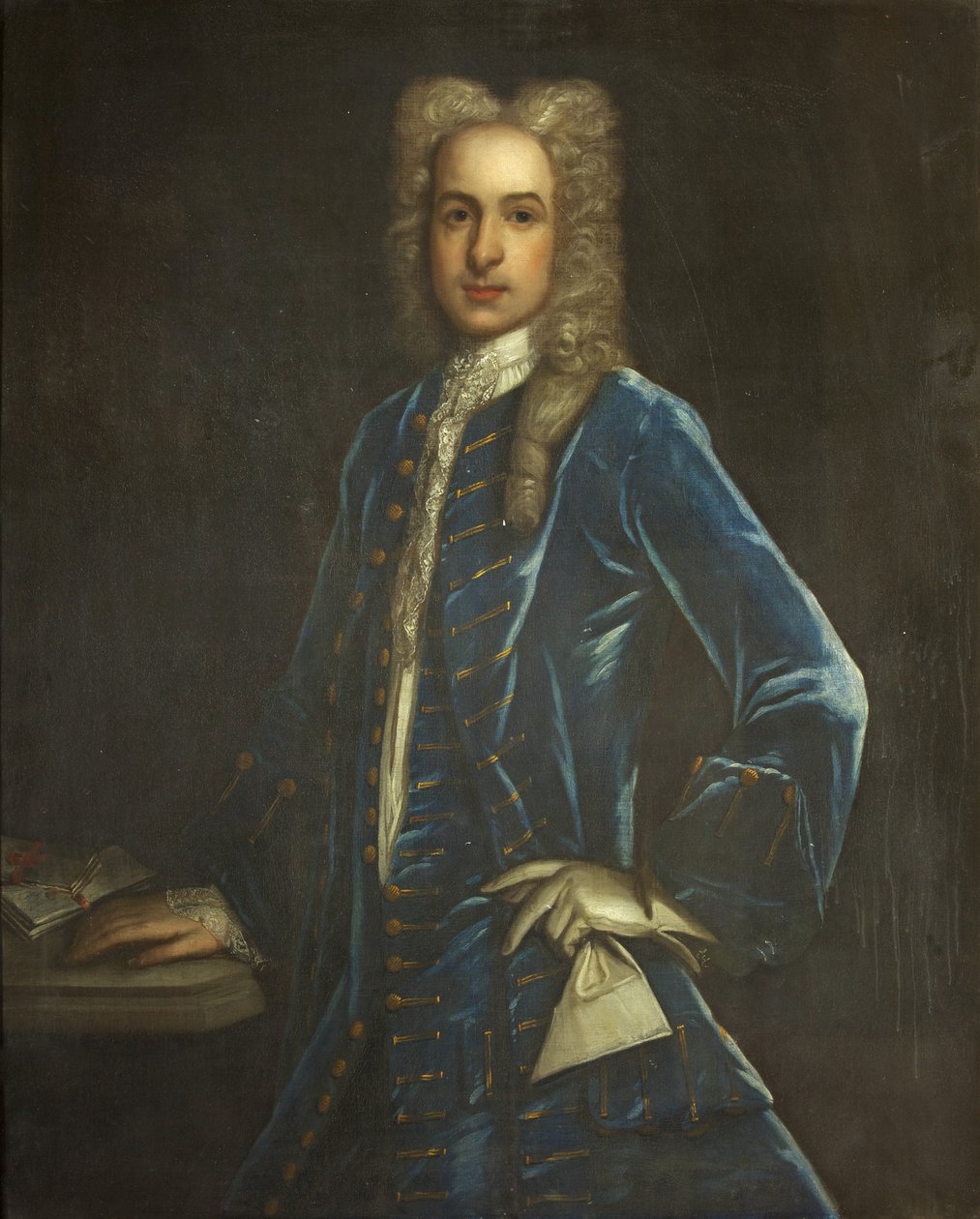 Retrato de Sir John Smyth, 3º Baronete, c.1720 (óleo sobre tela) de British School