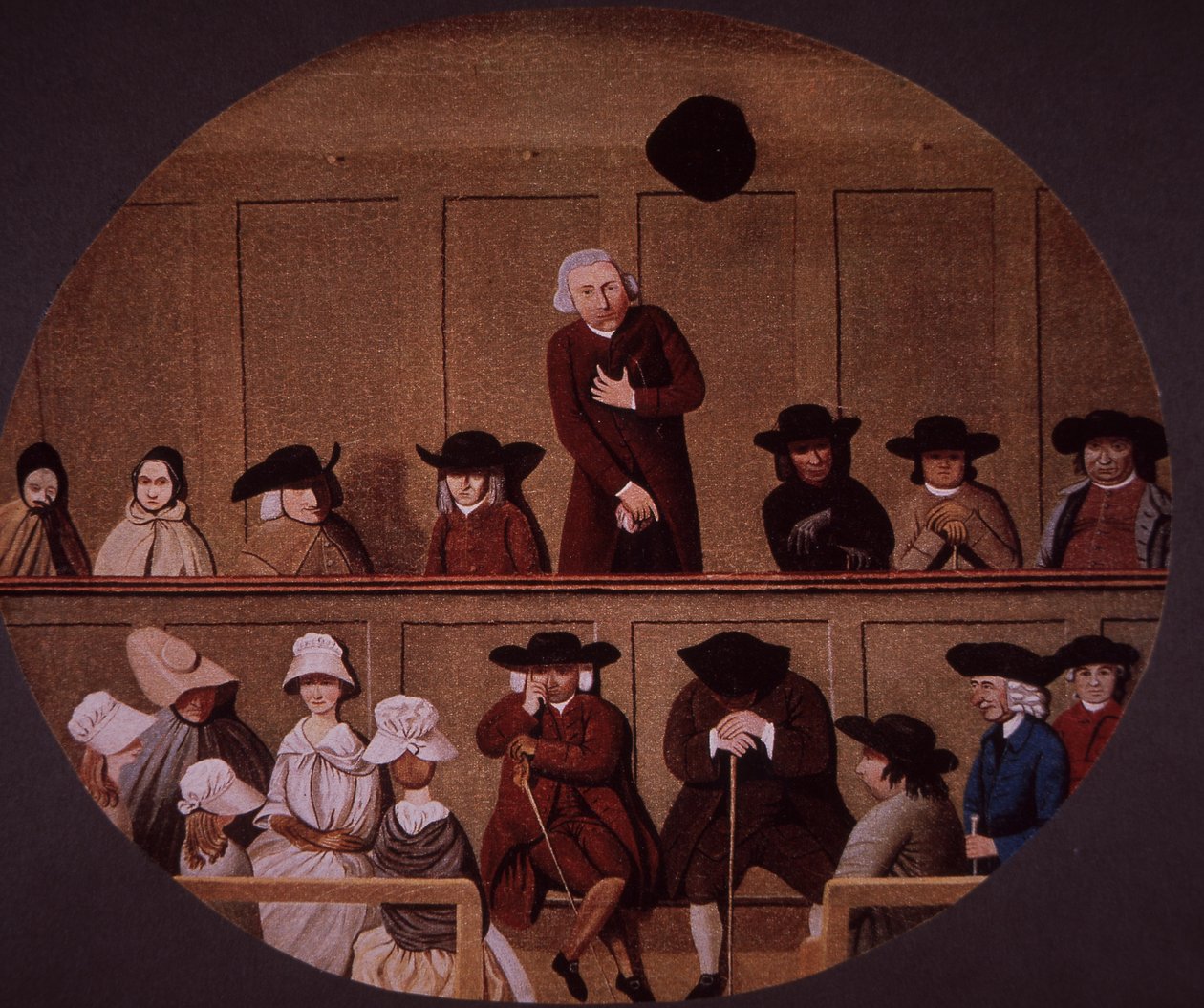 Reunião Quaker (cor litho) de British School