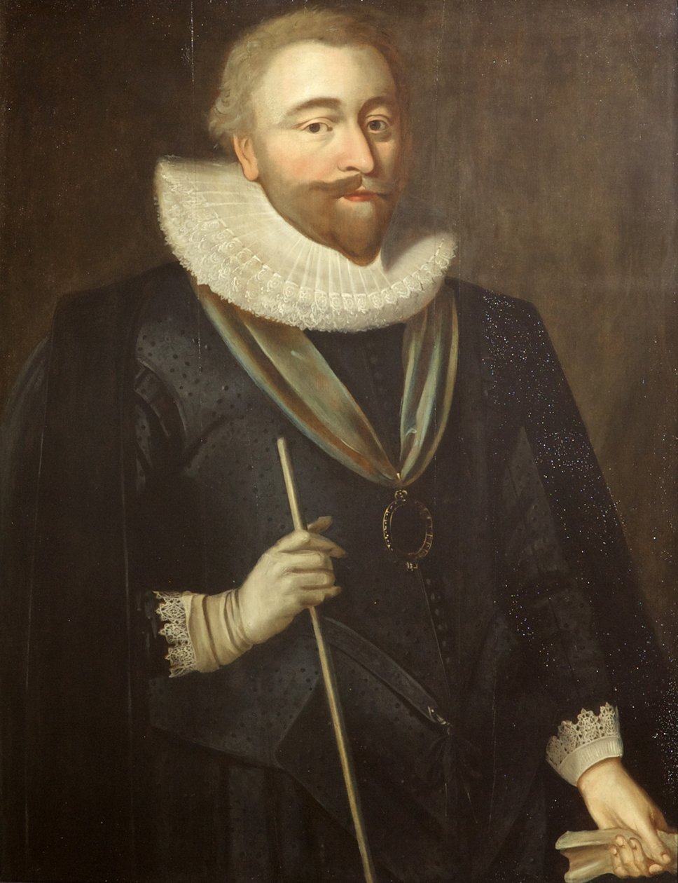 Richard Weston, Conde de Portland, Lord High Treasurer, c.1630 (óleo sobre painel) de British School