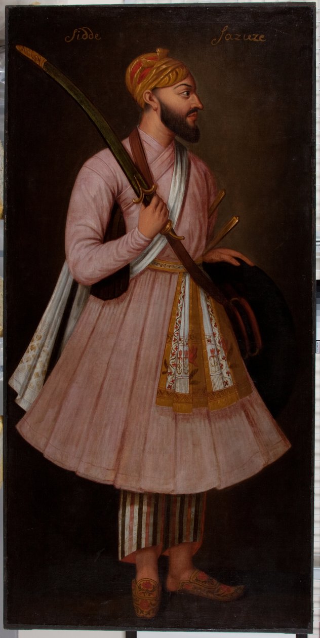 Sidde Sazuze (óleo sobre tela) de British School