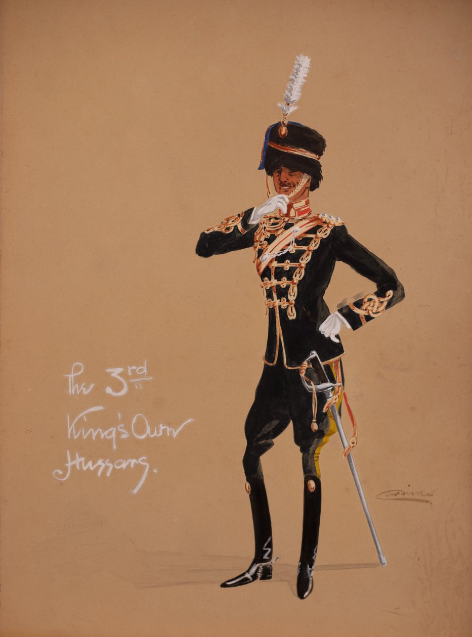 Os próprios Hussardos do 3º Rei de British School