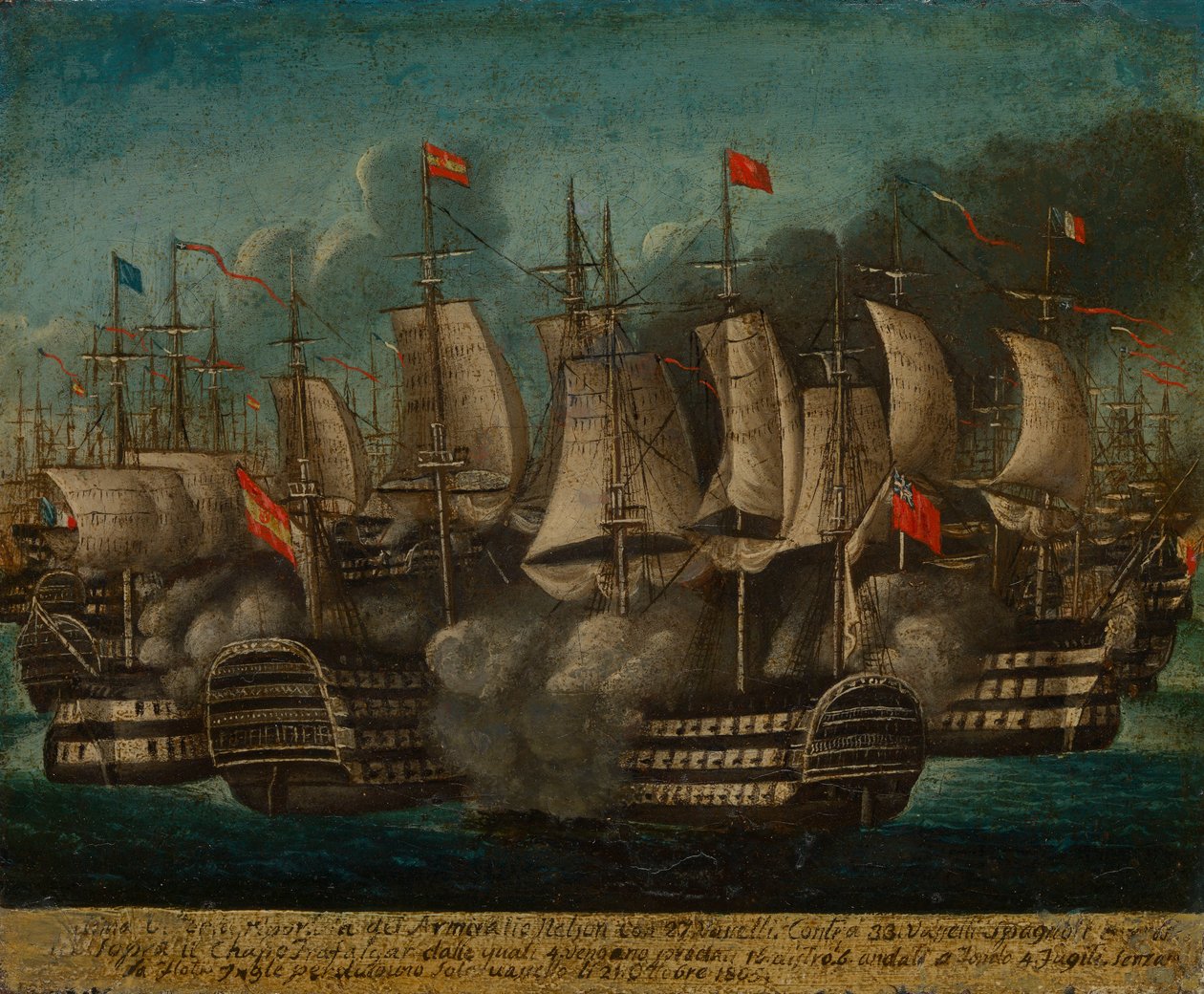A Batalha de Trafalgar, 21 de outubro de 1805", British School de British School