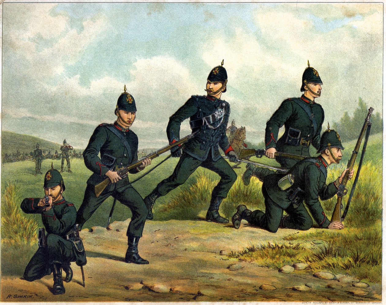 The Kings royal rifle Corps - em "Harper