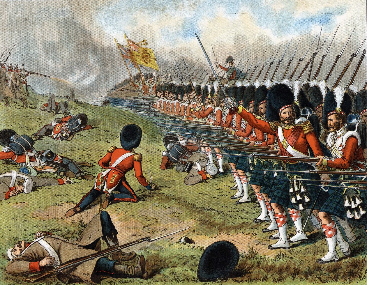 O avanço do 93º Sutherland Highlanders na batalha de Alma 1854 - em “” Harper
