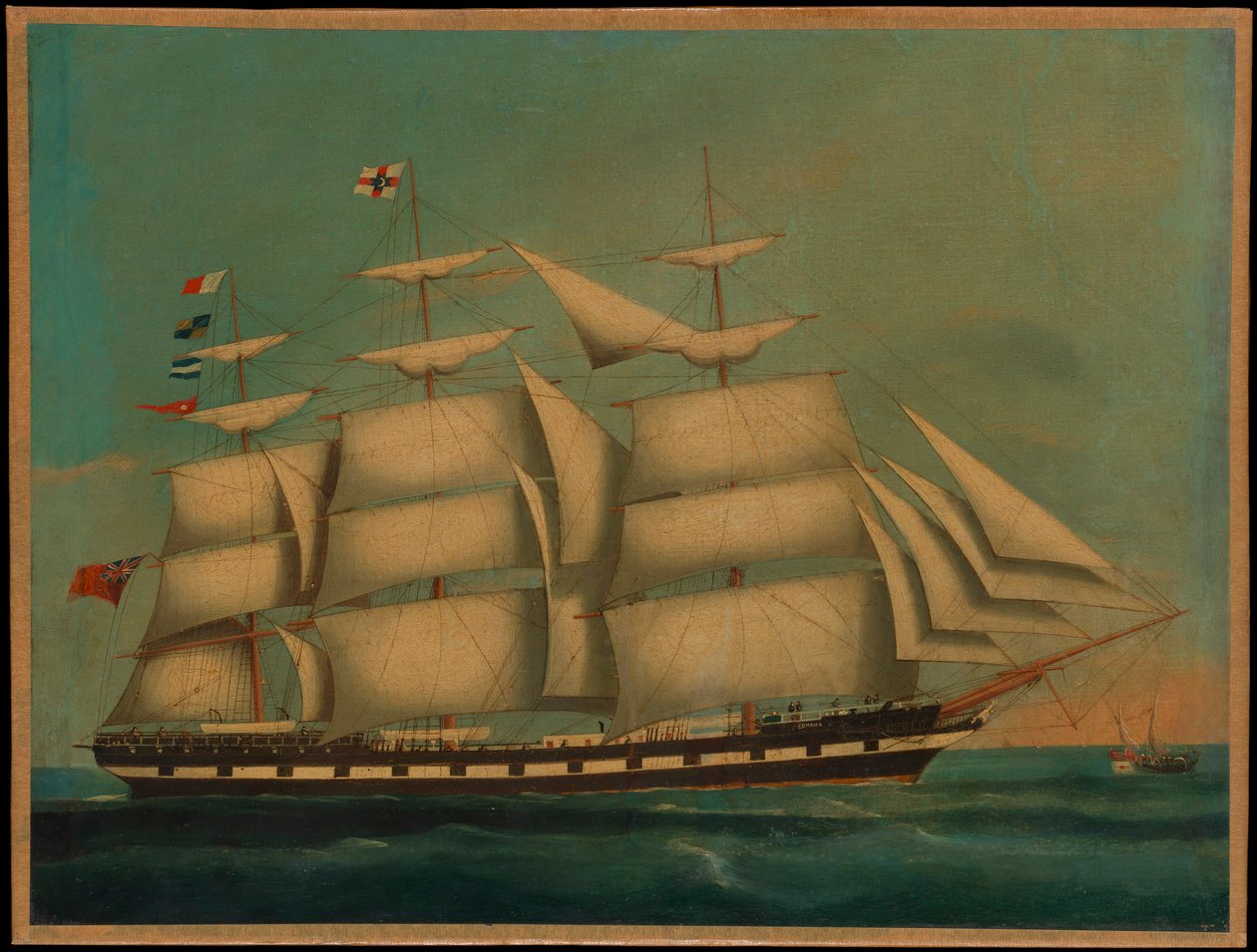 O navio "Corona de British School