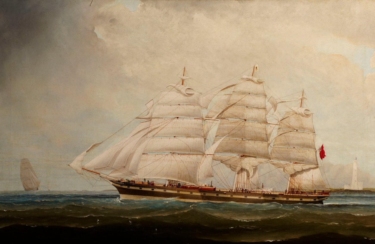 O navio "Mermerus" (1872) de British School