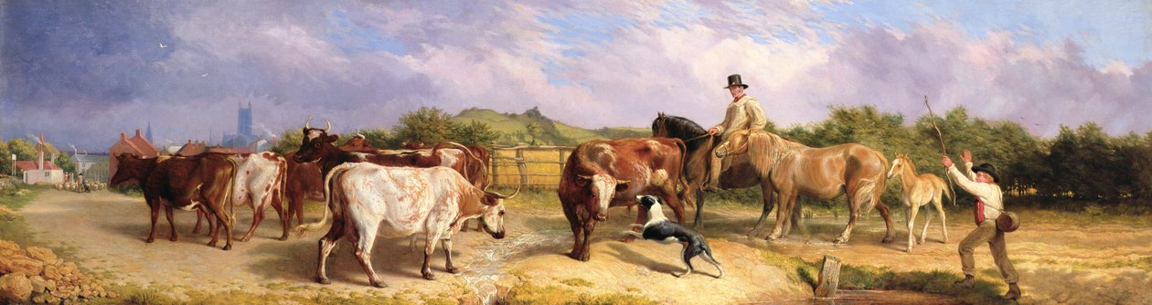 Road to Gloucester Fair de Briton Riviere