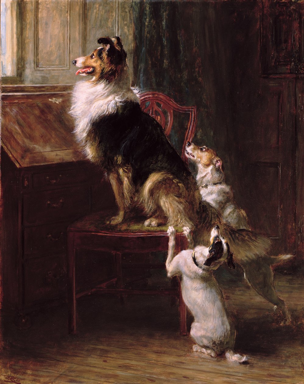 Um assento reservado, 1901 de Briton Riviere