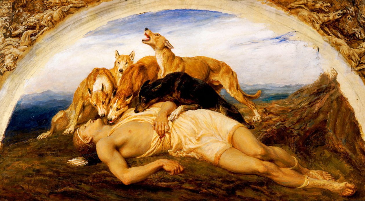 Adonis Ferido, 1887 de Briton Riviere