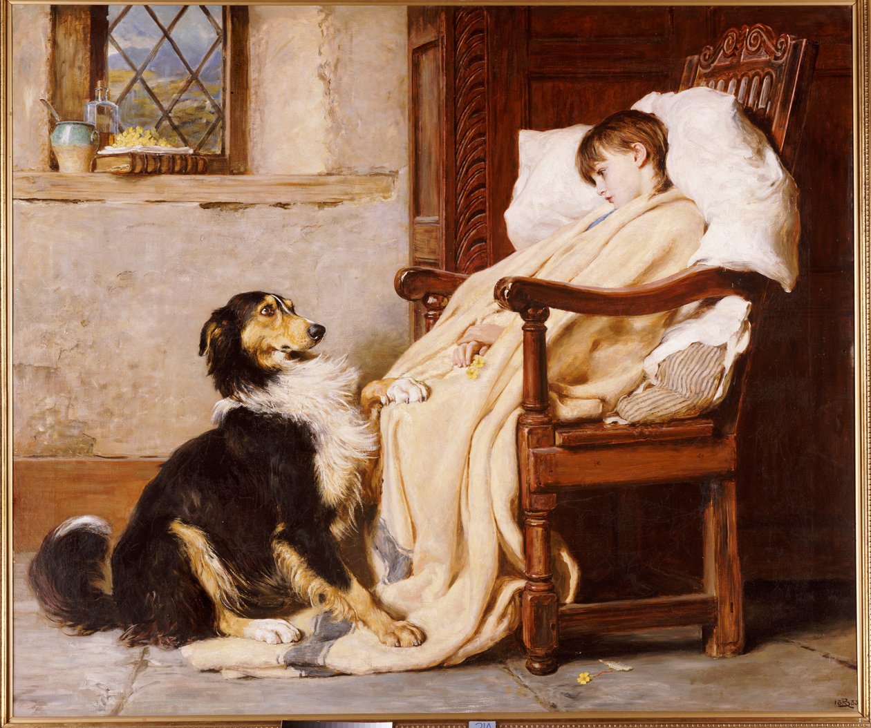 Companheiros de brincadeira antigos, 1883 de Briton Riviere