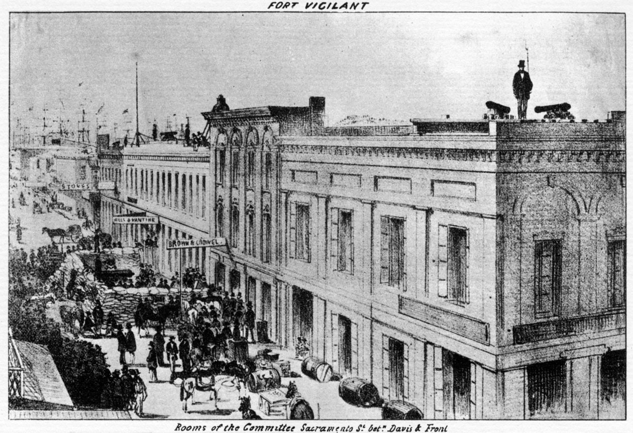 Fort Vigilant, Sacramento, Califórnia, 1856 1937. de Britton and Rey