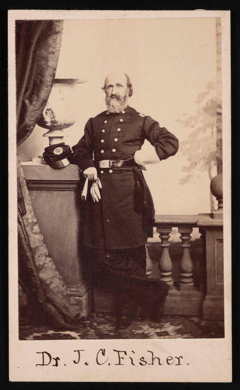 Retrato do Dr. James C. Fisher, 1863. de Broadbent and Co