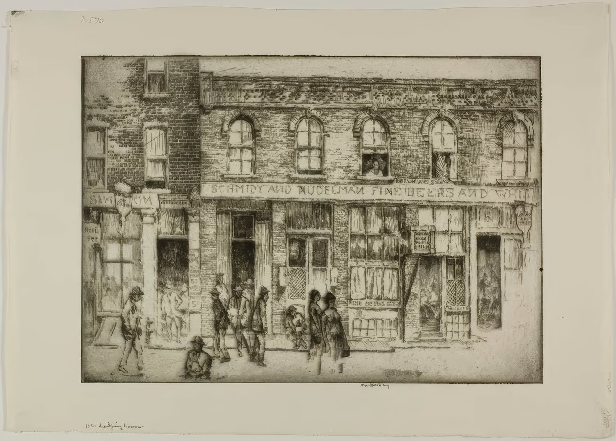 Chicago - A Pousada dos Dez Centavos de Bror Julius Olsson Nordfeldt