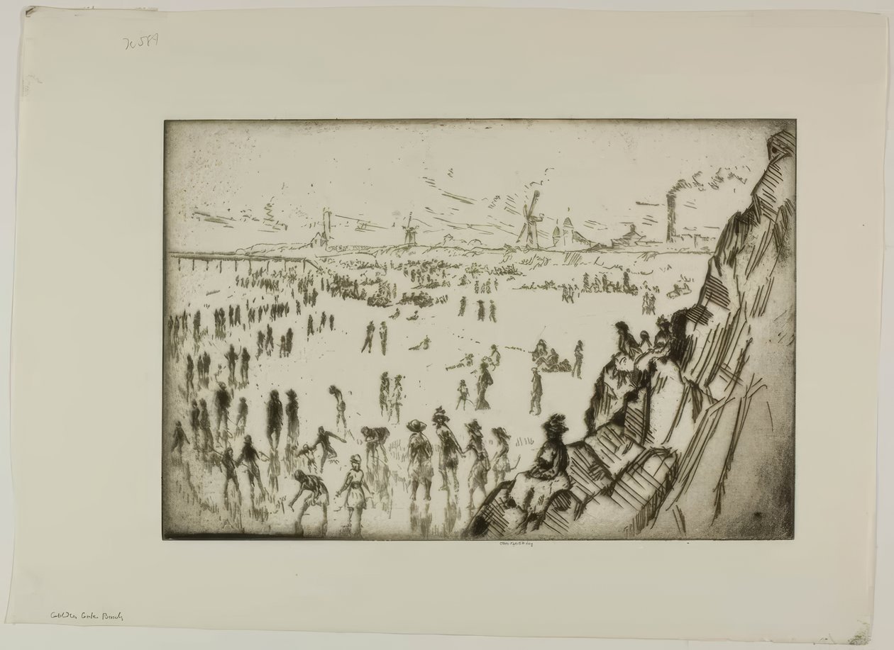 Praia Golden Gate de Bror Julius Olsson Nordfeldt