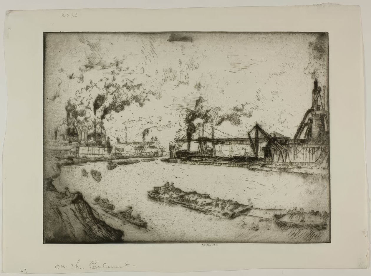 No Calumet de Bror Julius Olsson Nordfeldt